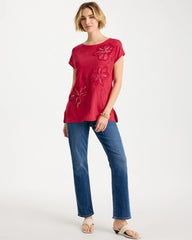 Chico's For Sale - Linen Embellished Sequin Tunic