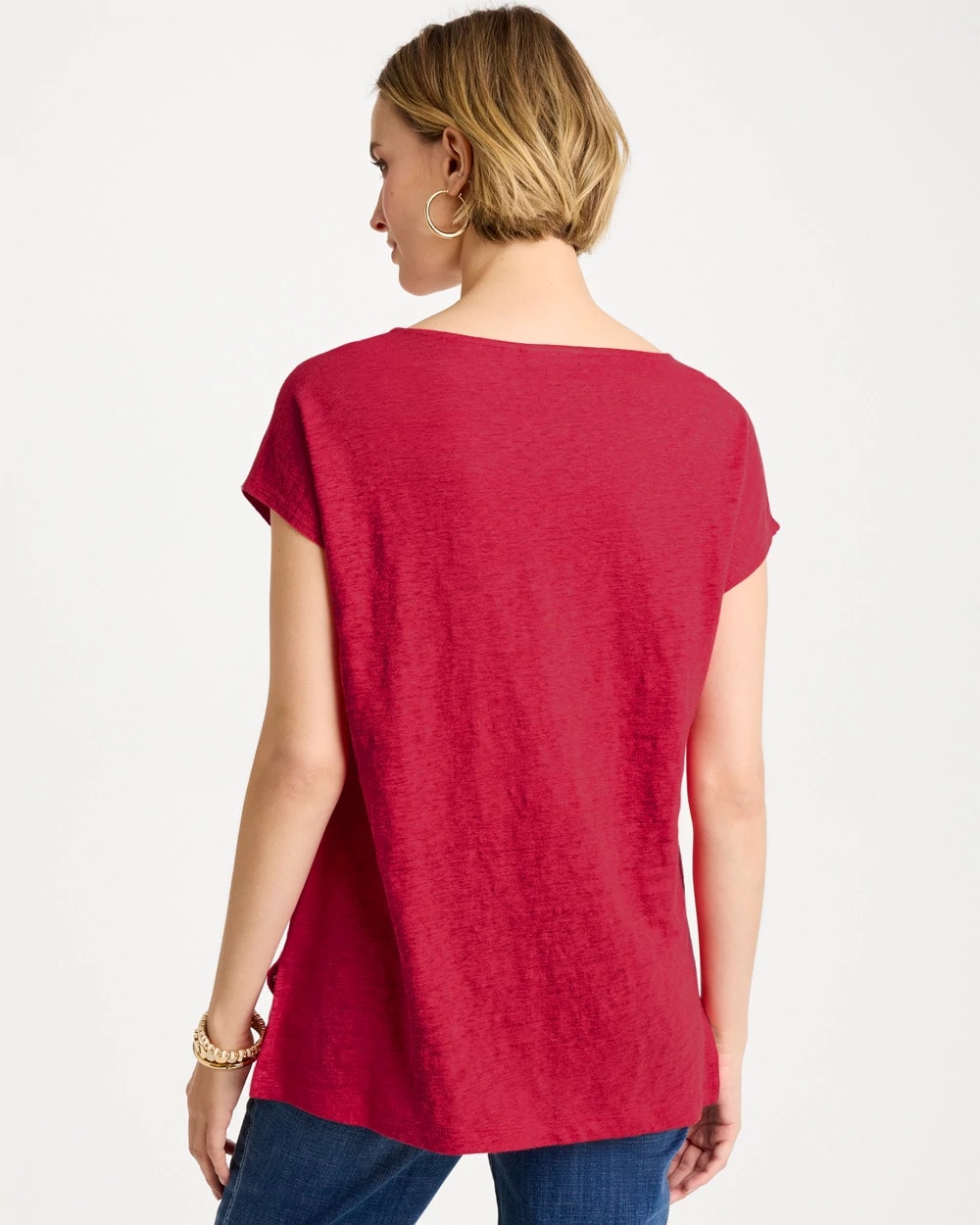 Chico's For Sale - Linen Embellished Sequin Tunic