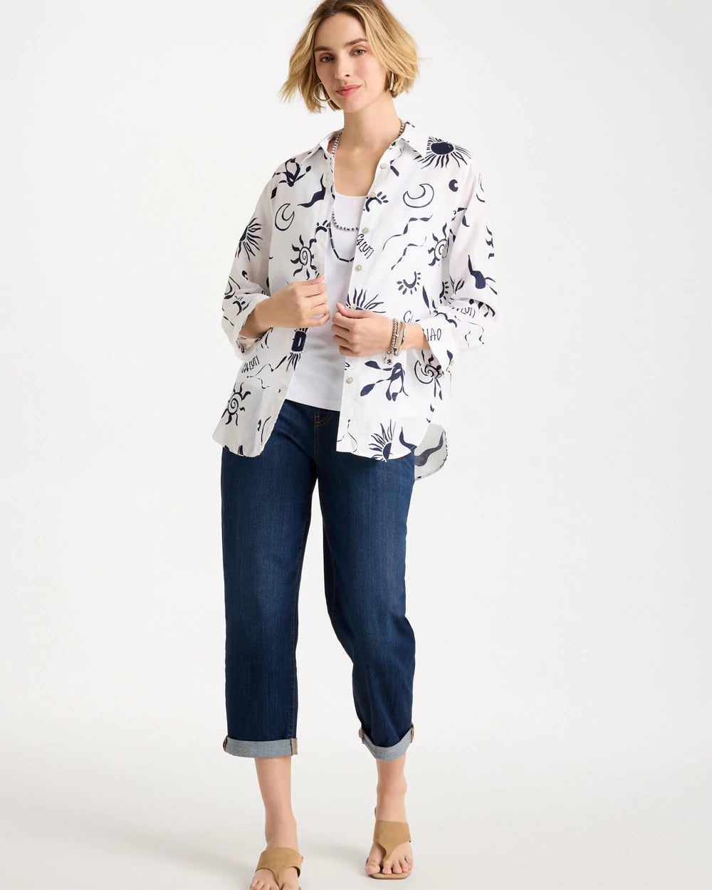 Chico's Outlet - No Iron™ Linen Beach Shirt