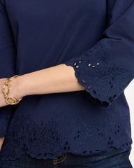 Chico's Online - Embroidered Hem Top