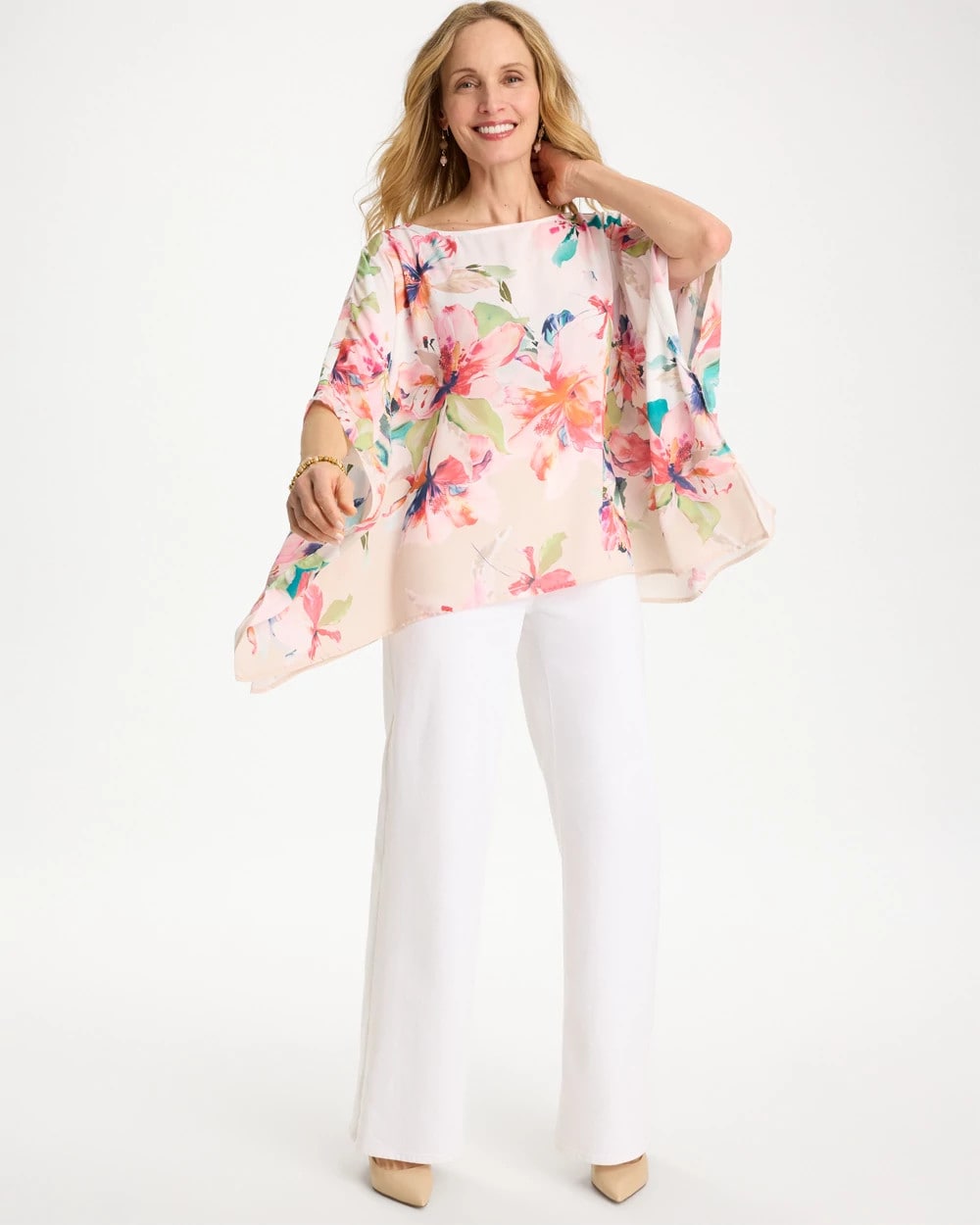 Chico's On Sale - Croix Collage Classic Poncho
