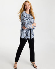 Chico's Sale - Travelers™ Collection Contrast Lined Lace Jacket