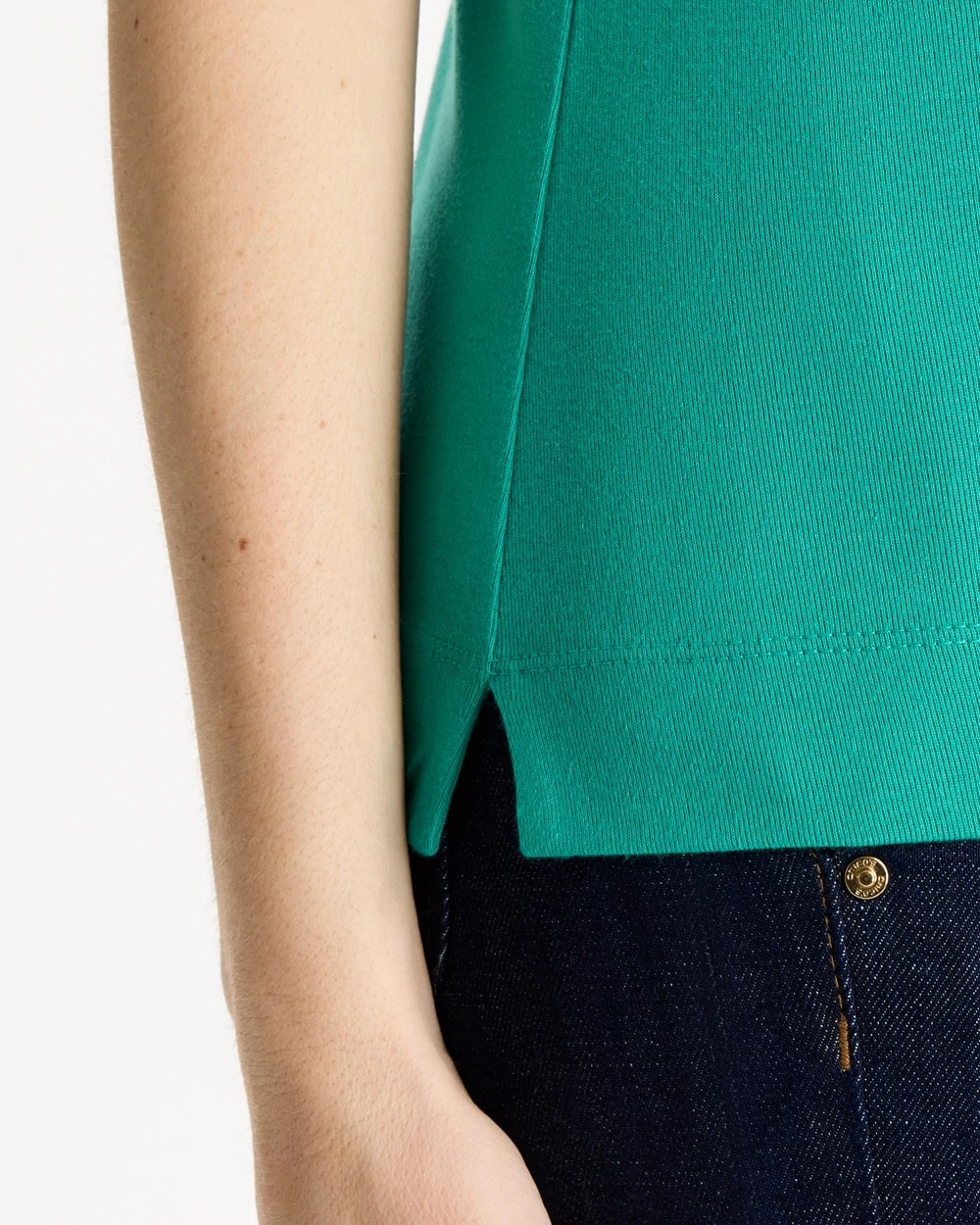 Chico's Outlet - Pima Elbow Sleeve Tee