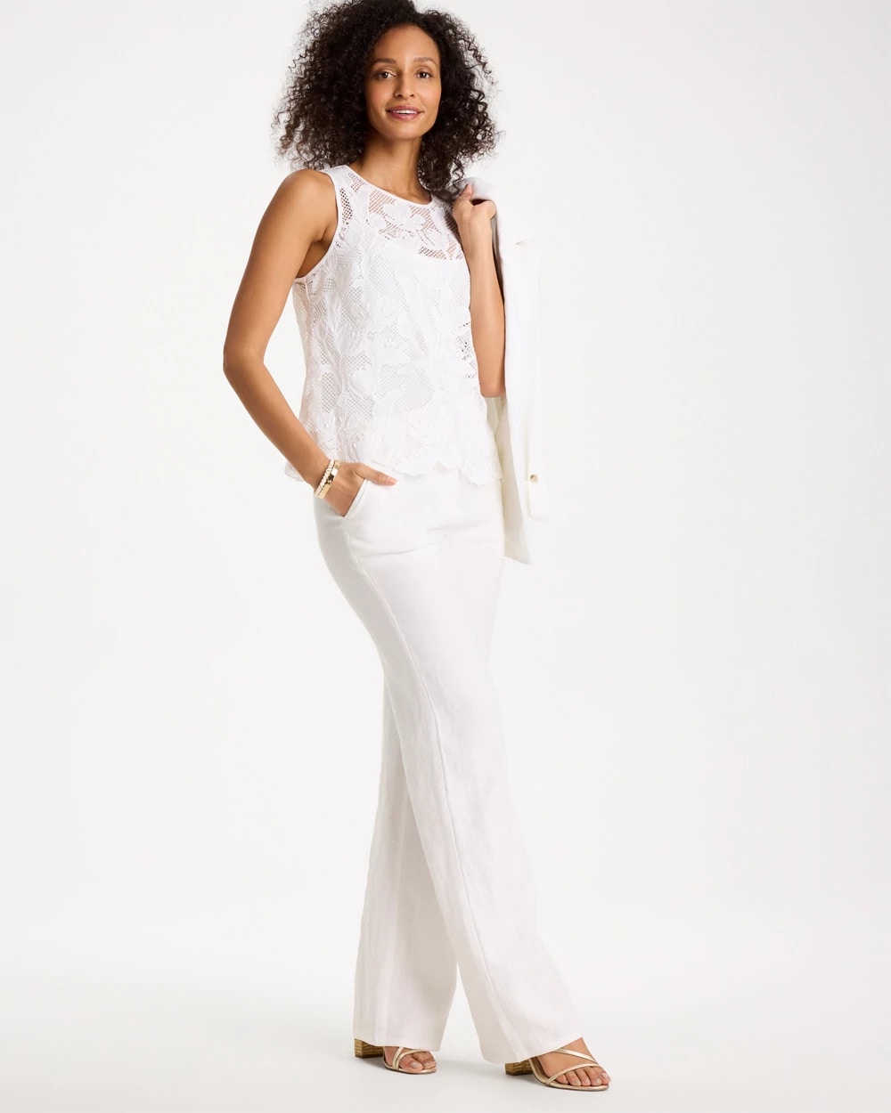 Chico's Online - Petal Lace Applique Tank