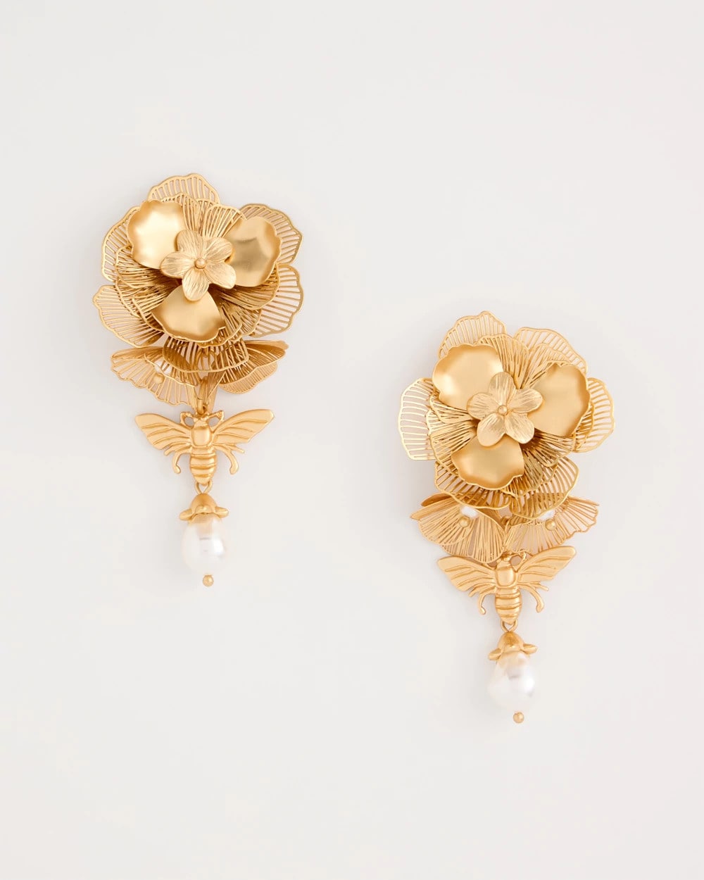 Chico's Sale - Filigree Flower Earrings
