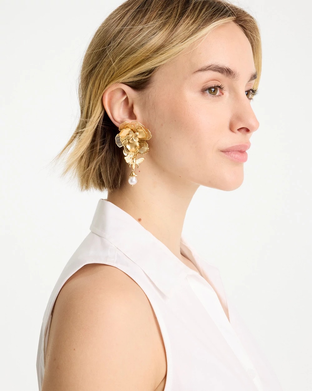 Chico's Sale - Filigree Flower Earrings