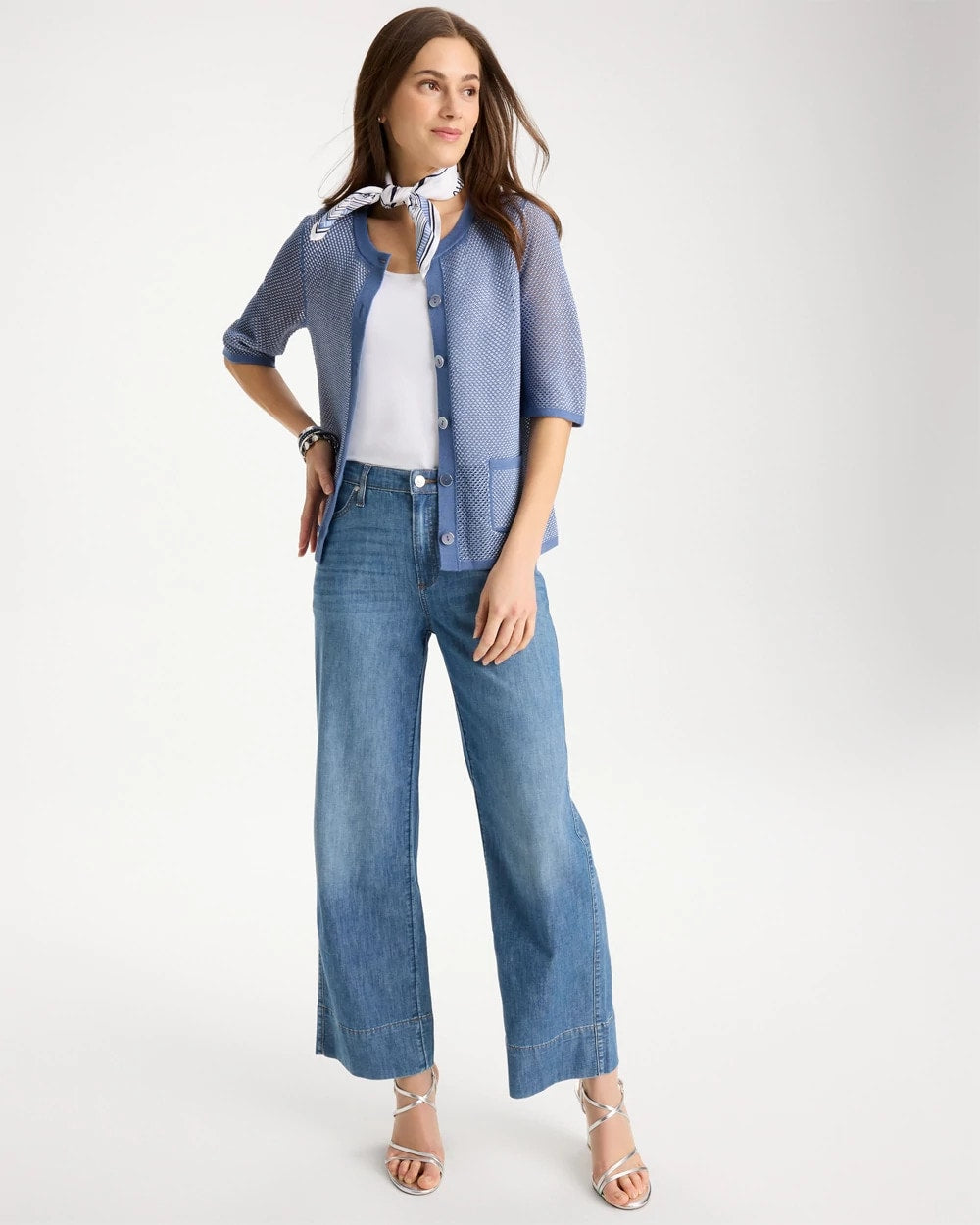 Chico's On Sale - Mesh Lady Jacket Cardigan