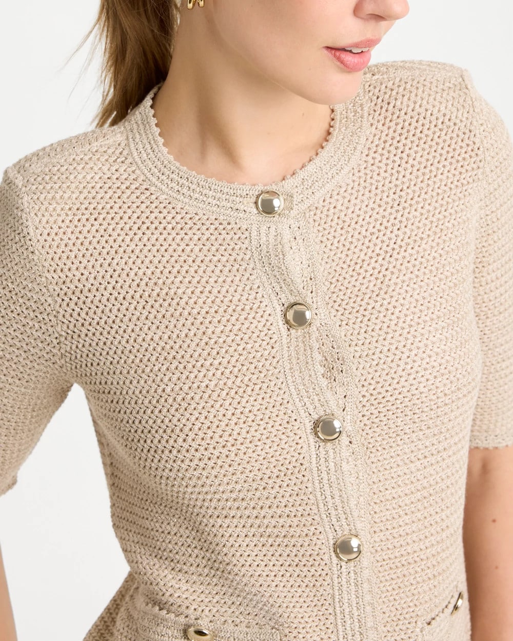 Chico's Online - Metallic Lady Jacket Cardigan