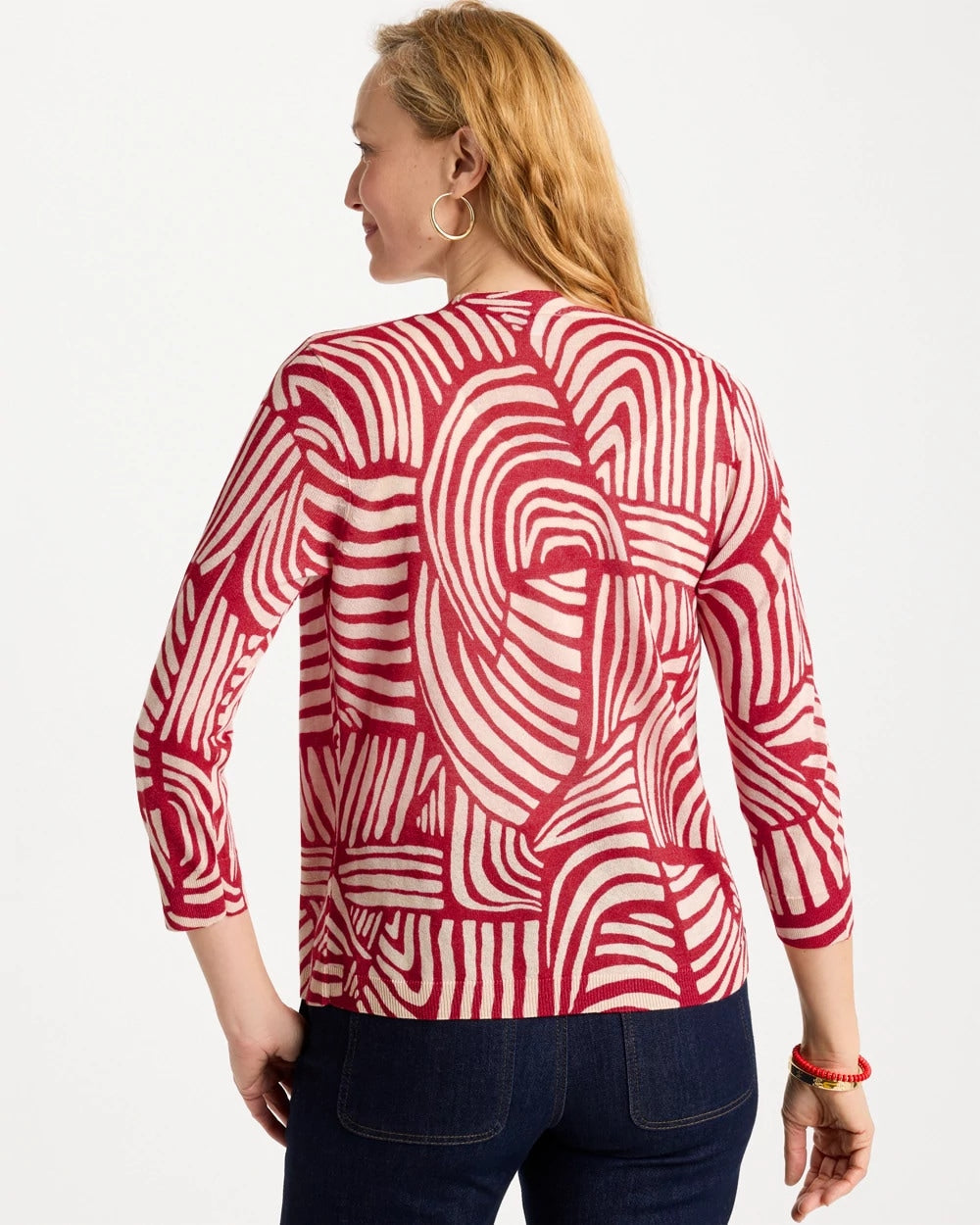 Chico's US - Geo Summer Romance Cardigan