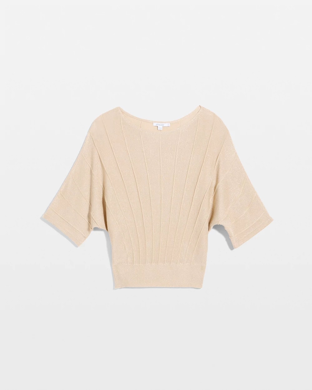 Chico's Discount - Metallic Pleated Dolman Pullover Sweater