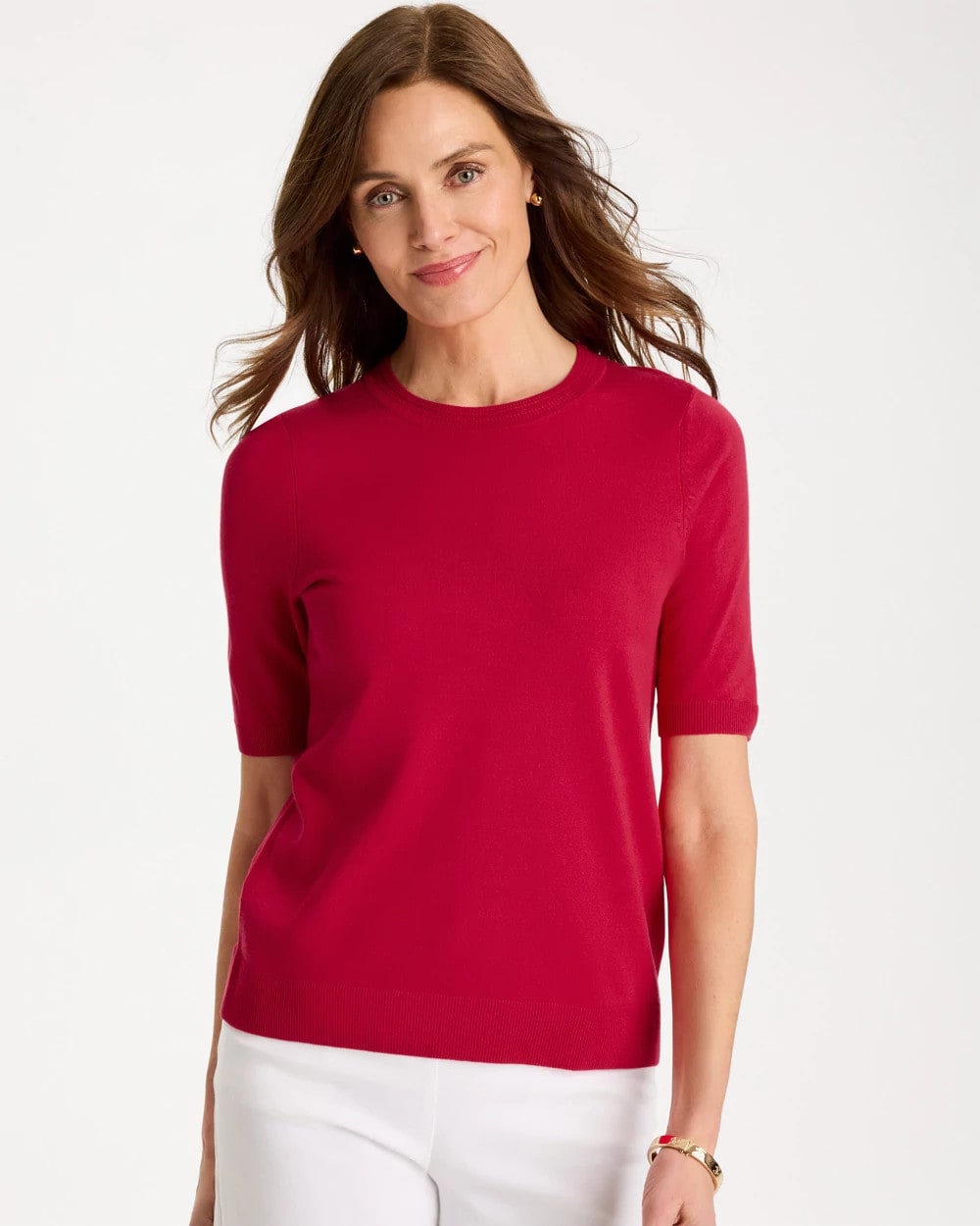 Chico's Sale - Ella Short-Sleeve Sweater