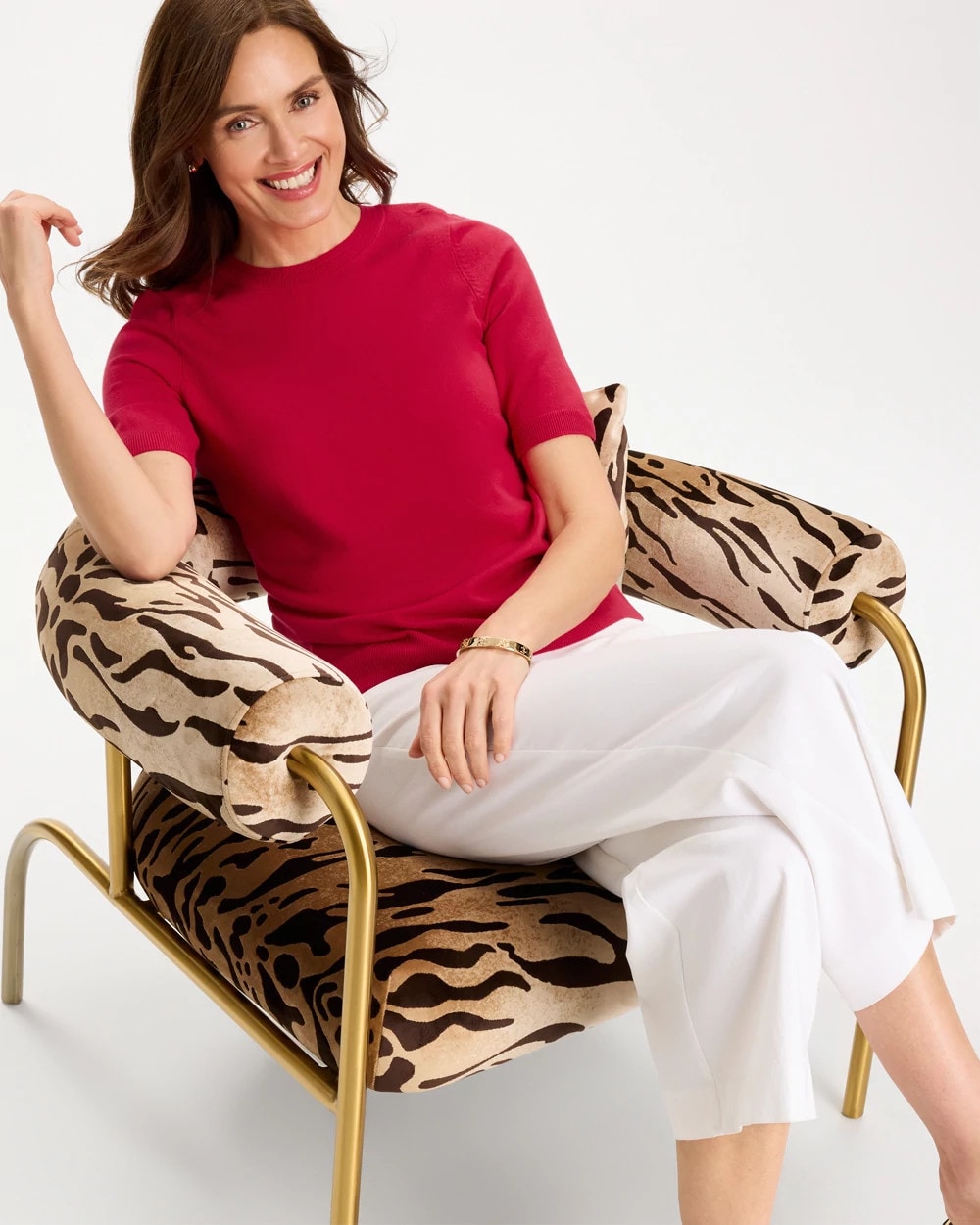 Chico's Sale - Ella Short-Sleeve Sweater