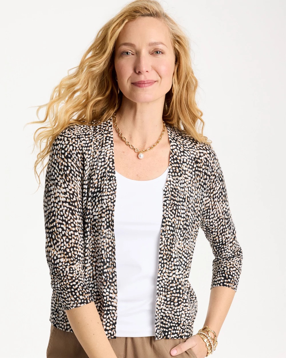 Chico's On Sale - Summer Romance Printed Cardigan