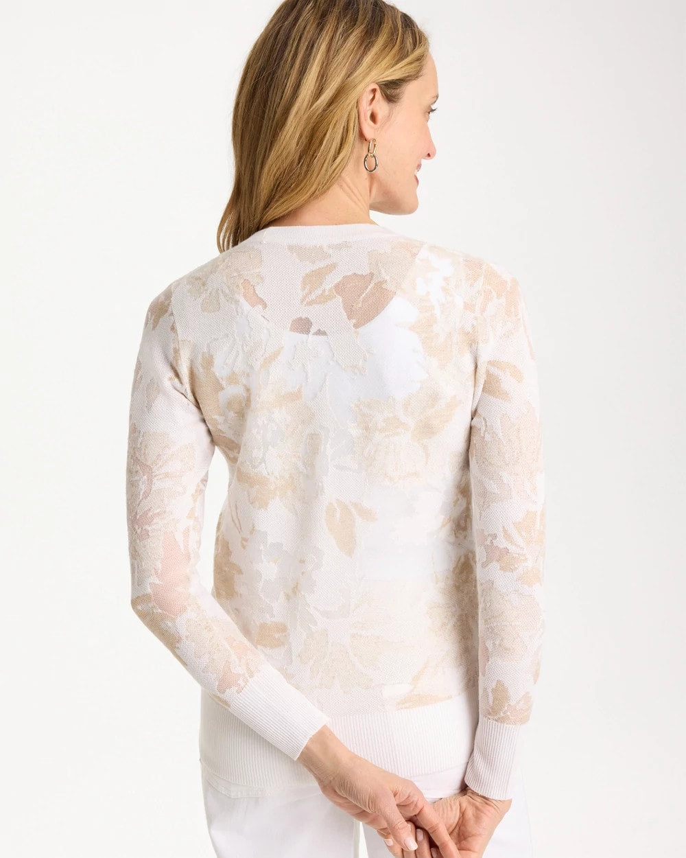 Chico's For Sale - Burnout Button-Front Cardigan