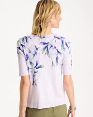 Chico's For Sale - Ella Short-Sleeve Orchid Sweater