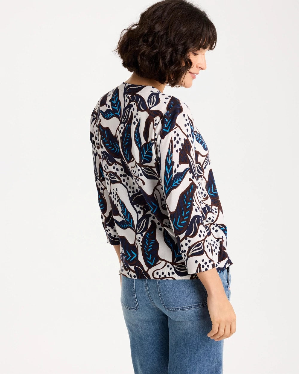 Chico's Outlet - Printed Summer Romance Cardigan