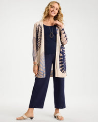Chico's Online - Long Leaf Print Summer Romance Cardigan