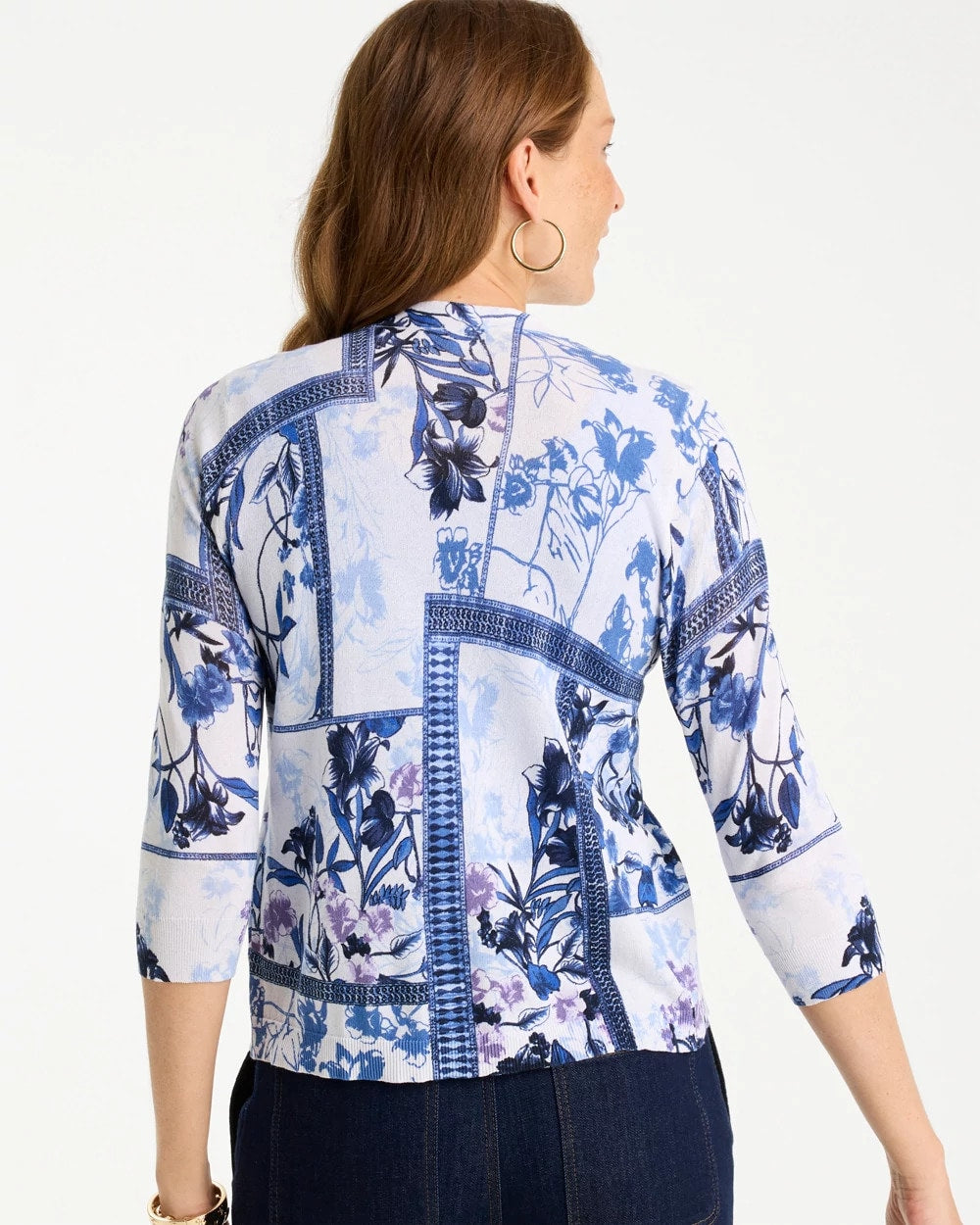 Chico's US - Summer Romance Botanical Cardigan