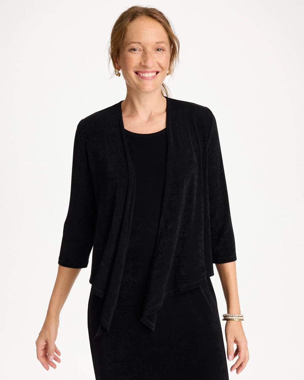 Chico's US - Travelers™ Drape Tie-Front Cardigan