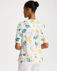 Chico's For Sale - Cotton Slub Printed Tee