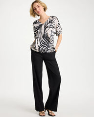 Chico's Online - Linen Ruched Palm Tee