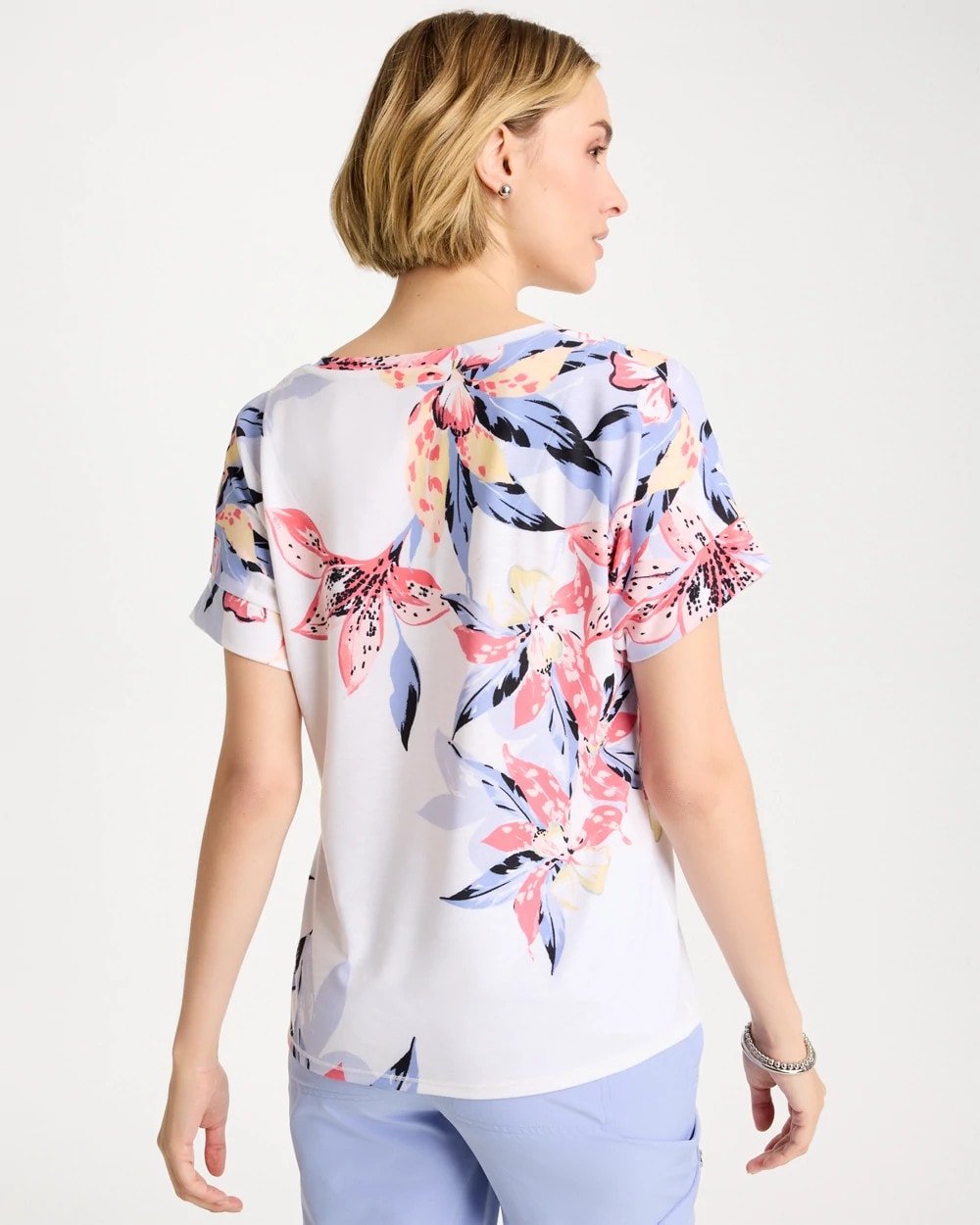 Chico's Discount - Zenergy® Lily Drop Shoulder Tee