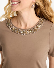 Chico's Outlet - Cotton Sequin Tee
