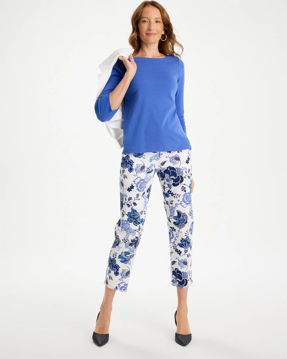 Chico's Online - Pima 3/4 Sleeve Tee
