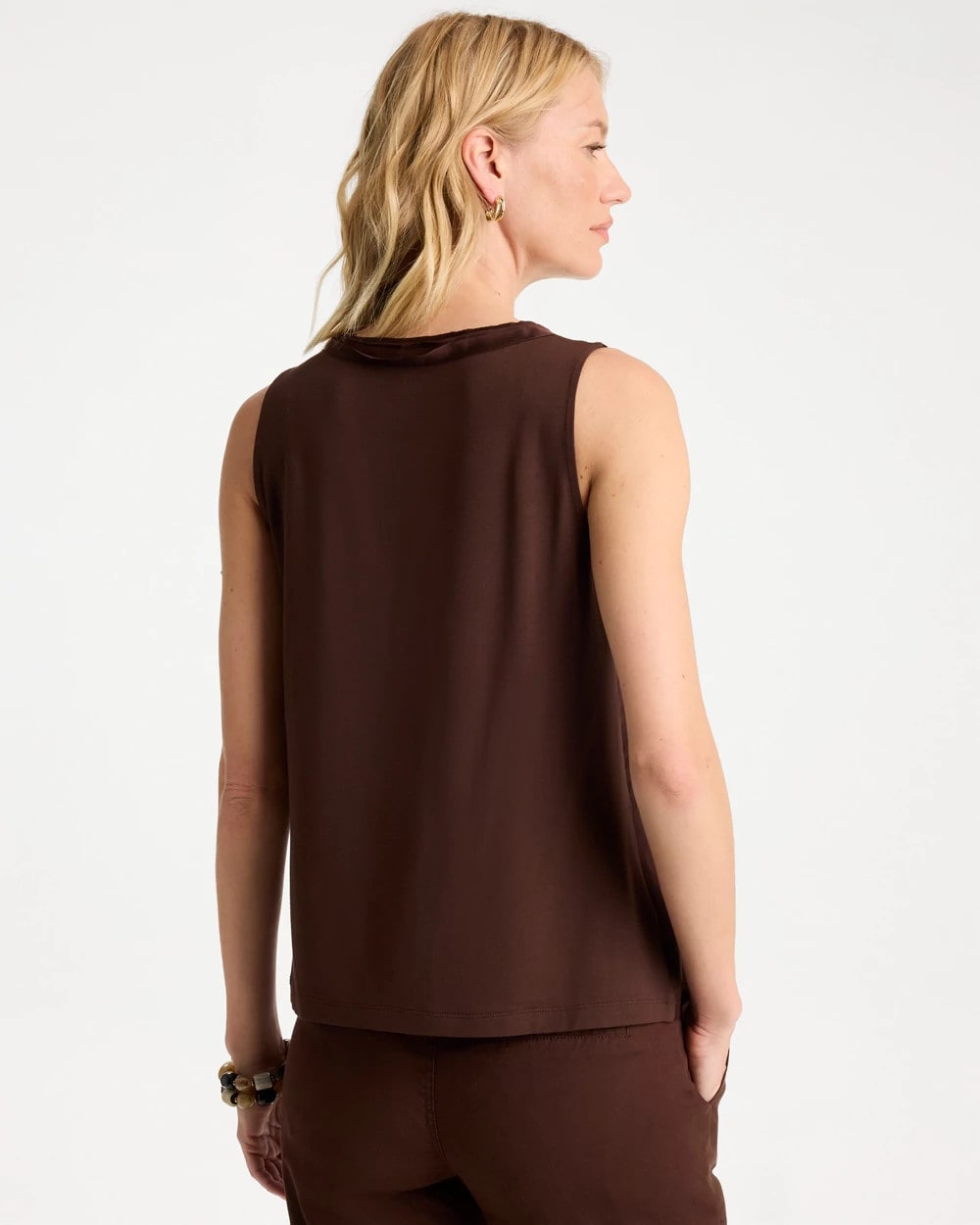 Chico's Outlet - Jersey Satin Tank Top