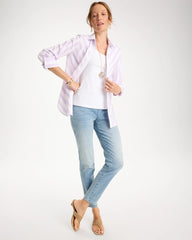 Chico's / No Iron™ Stretch Striped Shirt