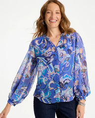 Chico's For Sale - Georgette Paisley Blouse
