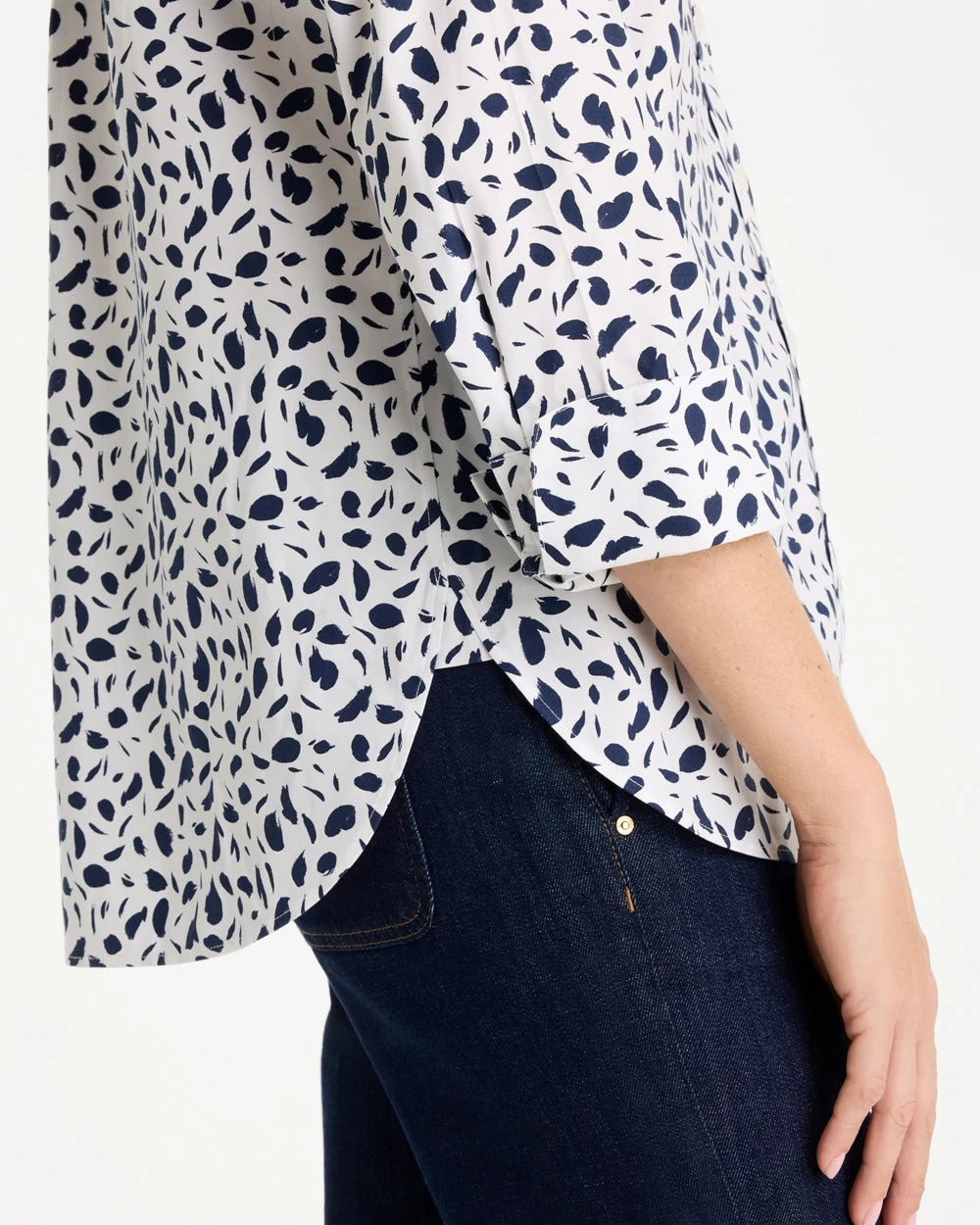 Chico's Sale - No Iron™ Stretch Printed Shirt