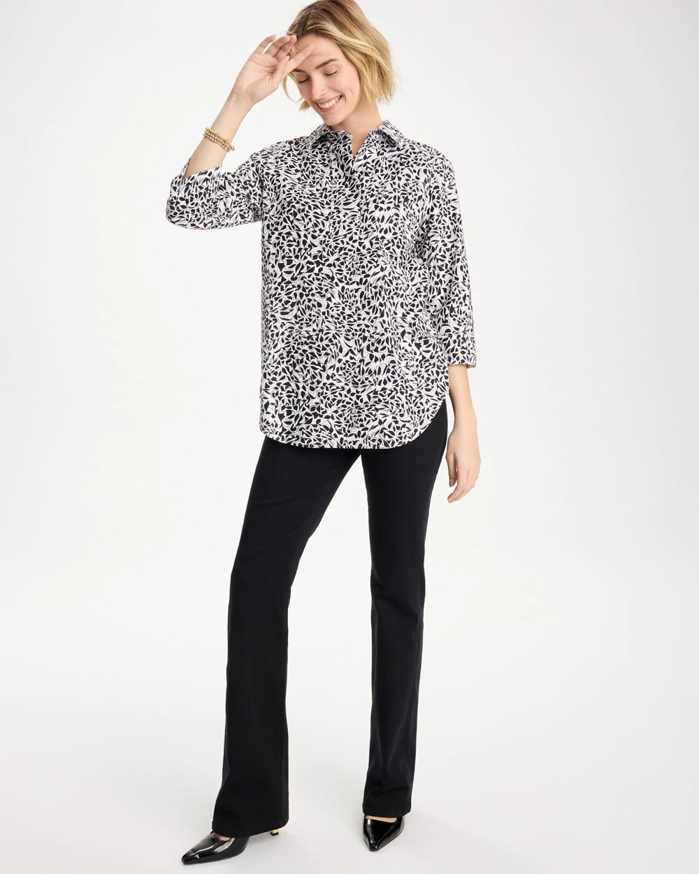 Chico's On Sale - No Iron™ Stretch Printed Popover