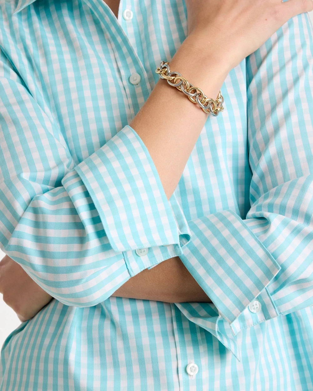 Chico's For Sale - No Iron™ Stretch Gingham Shirt