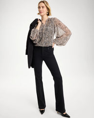 Chico's Online - Georgette Printed Squares Blouse