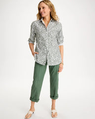 Chico's Discount - Printed No Iron Stretch Shirt