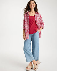 Chico's US - No Iron™ Linen Geo Print Shirt