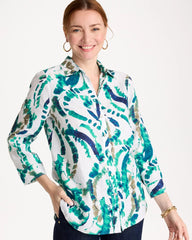 Chico's Sale - No Iron™ Athena Dye Linen Shirt