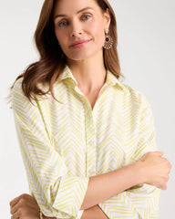 Chico's On Sale - Chevron No Iron Stretch Shirt