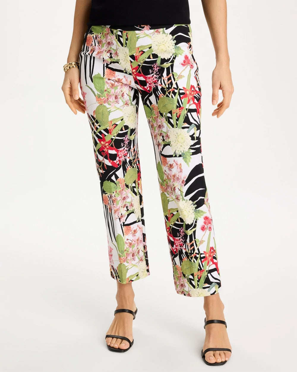 Chico's US - Tropical Nights Brigitte™ Straight Crop Pant