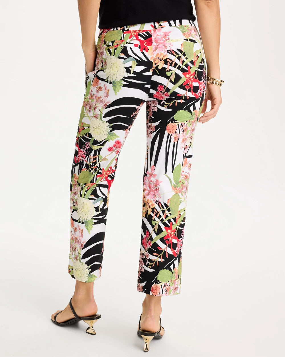 Chico's US - Tropical Nights Brigitte™ Straight Crop Pant