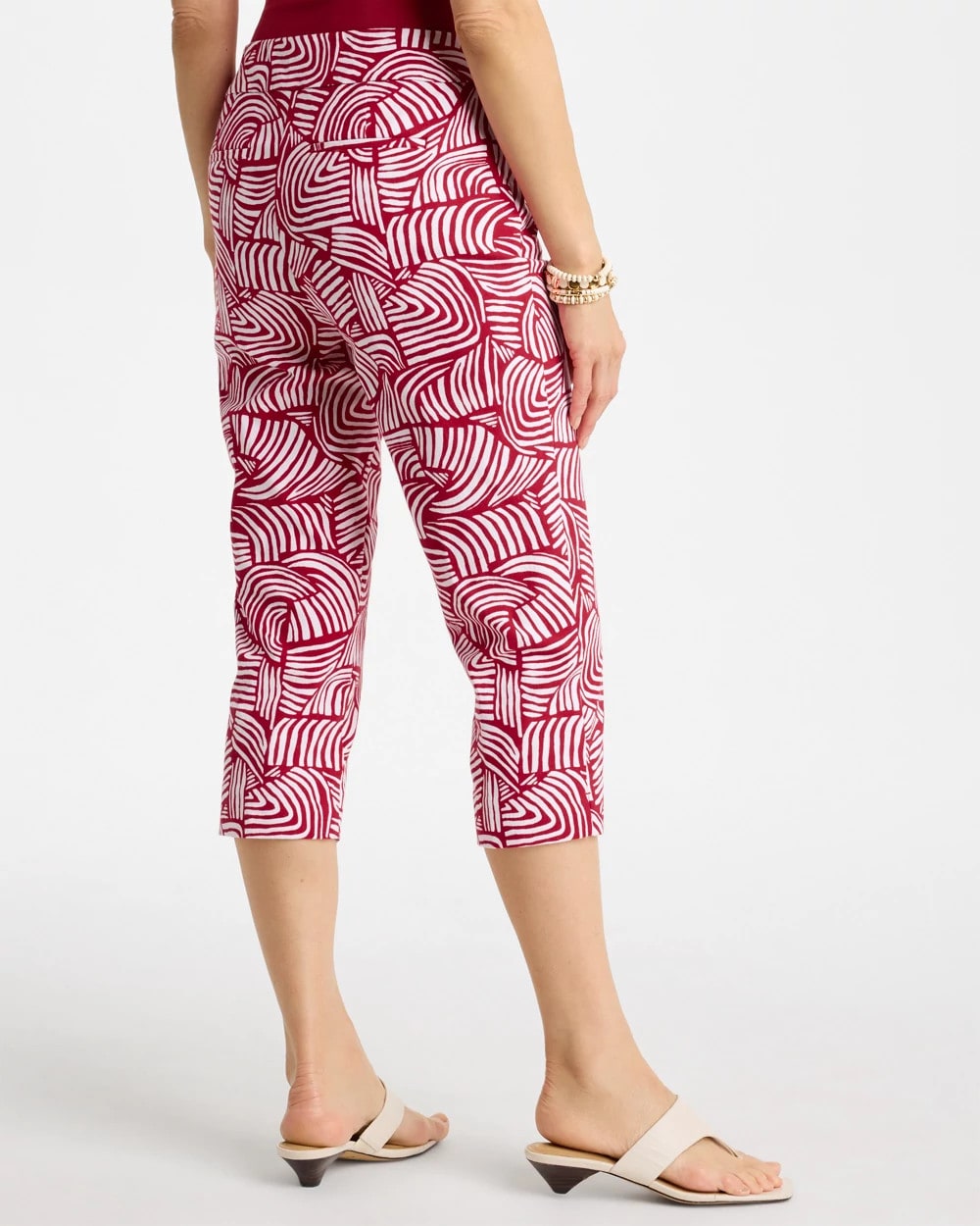 Chico's On Sale - Brigitte™ Slim Geo Pull-On Capri Pant