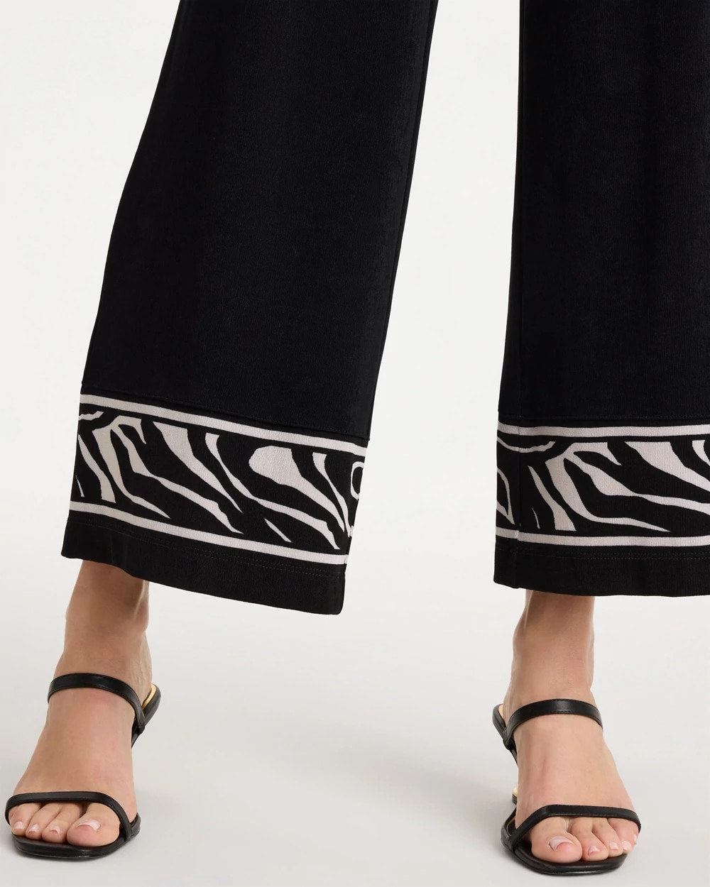 Chico's Outlet - Travelers™ Abstract Zebra Cropped Pants