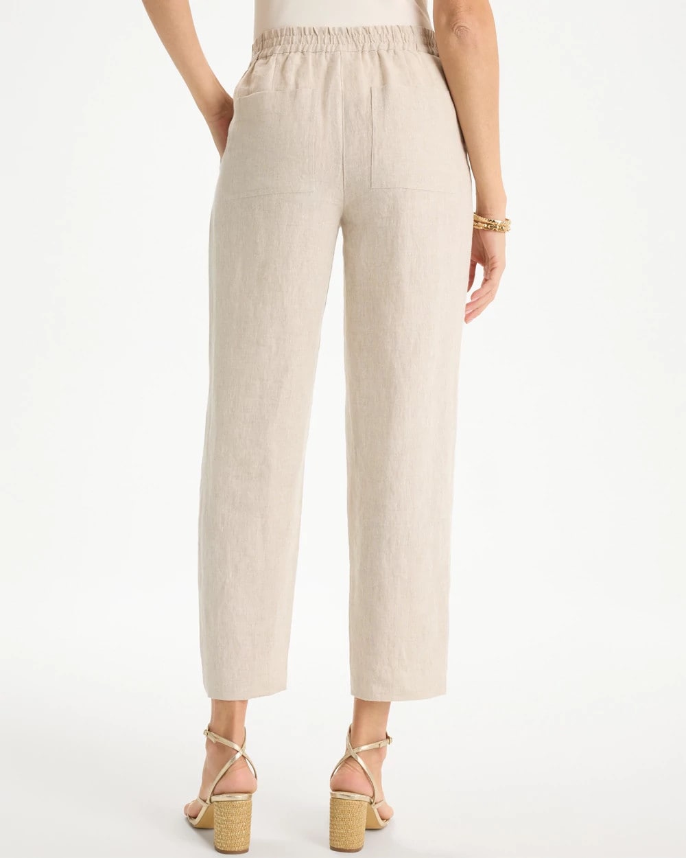 Chico's Online - Linen Straight Tapered Ankle Pants