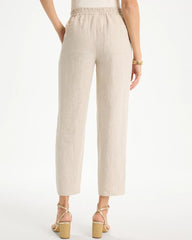 Chico's Online - Linen Straight Tapered Ankle Pants