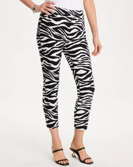 Chico's Sale - Zebra Brigitte™ Slim Pull-On Crop Pant
