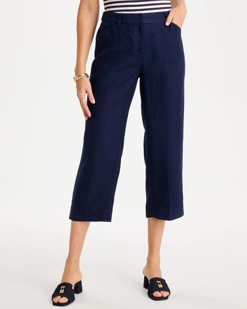 Chico's For Sale - Linen Fly Front Pants