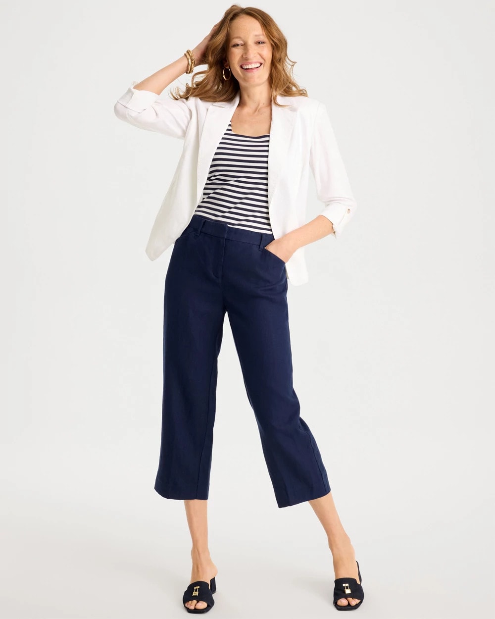 Chico's For Sale - Linen Fly Front Pants