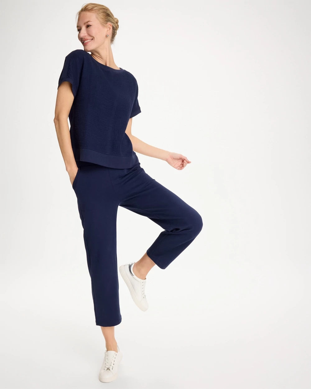 Chico's Online - Zenergy® French Terry Cropped Pants