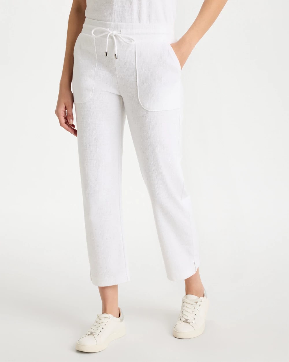 Chico's US - Zenergy® Crosshatch Knit Cropped Pants